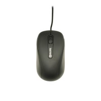 TERRA Mouse 1500 Corded Usb Black 3-Tasten, Symmetrisch, Kabelgebunden, 1,80M